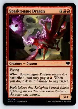Sparktongue Dragon - Commander Legends- FOIL - Image 1