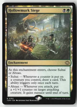 MTG - Hollowmurk Siege R Tarkir: Dragonstorm 192 LP-NM - Image 1