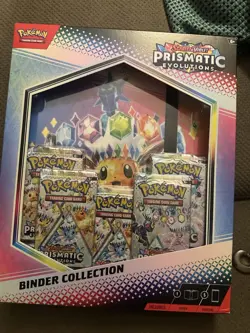 Pokemon TCG Scarlet & Violet Prismatic Evolutions Binder Collection Sealed - Image 1
