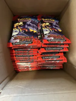 Pokemon TCG Sealed Lot Of 40 Destined Rivals Sleeved Booster Packs SHIPS FAST - Image 1