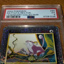 Rattata 2002 Legendary Collection Reverse Foil PSA 5 Pokemon - Image 3