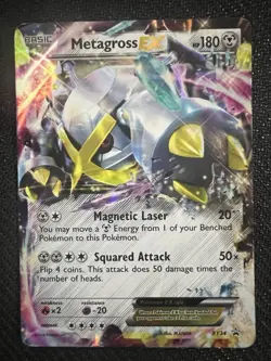 Metagross EX XY34 - XY Black Star Promo (Shiny) Holo Pokemon Card - Image 1