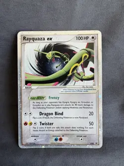 Near Mint Pokemon Rayquaza EX Holo Rare - Black Star Promo #39 2006 - Image 1