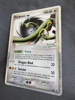 Near Mint Pokemon Rayquaza EX Holo Rare - Black Star Promo #39 2006 - Image 2