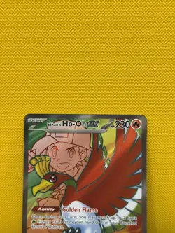 Pokemon TCG Ethans Ho-Oh EX Card Destined Rivals 209/182 NM - Image 2