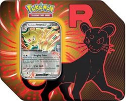 1x SEALED Team Rocket's Persian TIN (PROMO + 5 Packs of Pokemon Cards) - Image 1