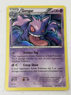 GENGAR 60/162 HOLO BREAKTHTOUGH RARE XY POKEMON CARD NM - Image 1