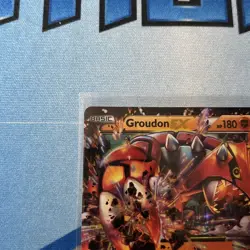 Pokemon Primal Groudon-EX Ultra Rare Holo Card 151/160 - Image 3