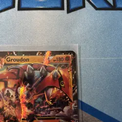 Pokemon Primal Groudon-EX Ultra Rare Holo Card 151/160 - Image 4