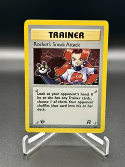 Pokemon TCG Rocket's Sneak Attack 16/82 Holo 1st Edition Near Mint Free Shipping - Image 1
