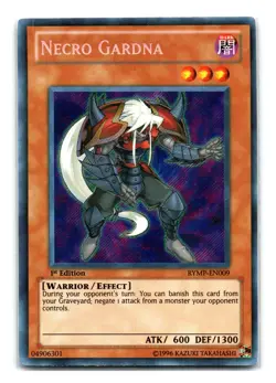 Necro Gardna RYMP-EN009 1st Edition Secret Rare NM - Image 1
