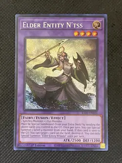YuGiOh! - Elder Entity N'tss RA01-EN026 Secret Rare 1st Edition Near Mint - Image 1