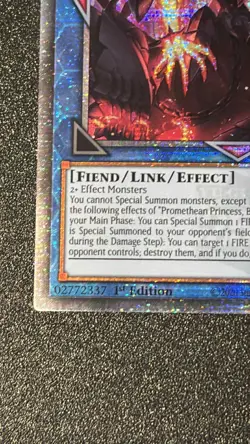 Promethean Princess, Bestower Of Flames PHNI-EN052 Quarter Century Secret Rare - Image 4