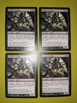 Caustic Crawler x4 Worldwake 4x Playset Magic the Gathering MTG - Image 1