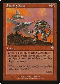 MTG Invasion --- SEARING RAYS --- Uncommon! NM! Magic the Gathering! - Image 3
