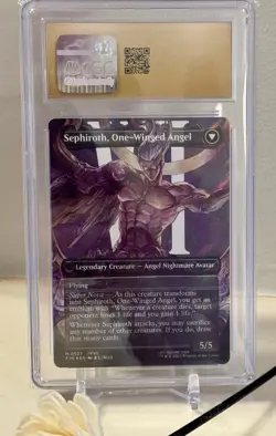 Sephiroth, One-Winged 0527 Borderless Surge FOIL MTG Final Fantasy CGC Graded 10 - Image 3