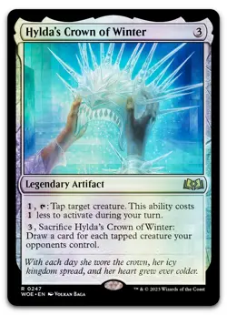 Hylda's Crown of Winter #247 (Foil) (NM) Wilds of Eldraine WOE Magic MTG - Image 1