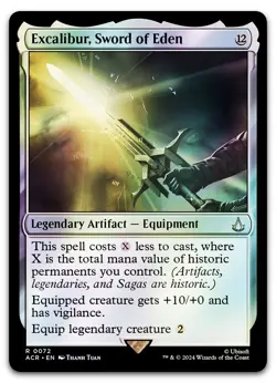 Excalibur, Sword of Eden #72 (Foil) (NM) Assassin's Creed ACR Magic MTG - Image 1