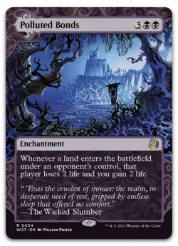 Polluted Bonds #34 (NM) Wilds of Eldraine WOT Magic MTG - Image 1