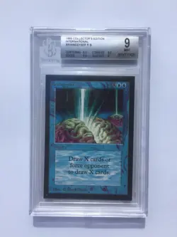 BGS 9 | Braingeyser | MtG Collectors International Ed | [8.5, 9.5, 9.5, 9] - Image 1