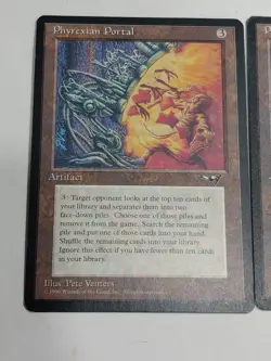 Phyrexian Portal 2x Rare Alliances # MTG LP / VG+ - Image 2