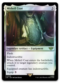 Mithril Coat #245 (Foil) (NM) Lord of the Rings LTR Magic MTG - Image 1