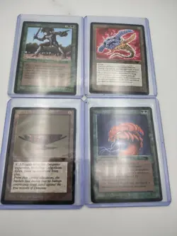 vintage magic the gathering 10 card lot (antiquities and the dark) - Image 1