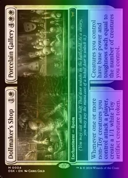 MTG Dollmaker's Shop (4/469) Duskmourn House of Horror NM FOIL - Image 1