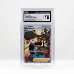 Pokemon Bird Keeper #066 Shining Fates Full Art Trainer CGC 10 - Image 2