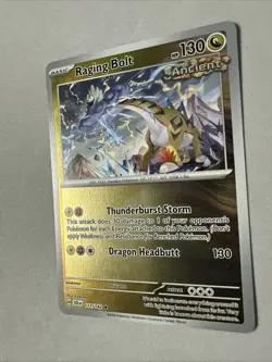 Pokemon TCG * SV Stellar Crown * 111/142 Raging Bolt * REVERSE HOLO Rare * FRESH - Image 2