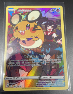Pokemon TCG SWSH09: Brilliant Stars Trainer Gallery #TG07/TG30 Dedenne NM - Image 1