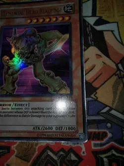 Elemental Hero Bladedge ysd-en019 Unltd Ed (HP) Ultra Rare Yu-Gi-Oh! - Image 5