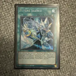 LEDE-EN054 Future Silence : Secret Rare Card : 1st Edition YuGiOh Excellent Cond - Image 2