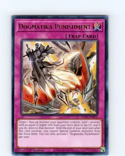 Yu-Gi-Oh TCG Dogmatika Punishment RA01-EN076 1st Edition Ultra Rare NM - Image 1