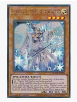 x3 Rilliona, the Magistus of Verre MAMA-EN058 Ultra Rare YuGiOh - Image 1