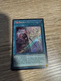 THE FALLEN & THE VIRTUOUS SECRET RARE CH01-EN019 NM YUGIOH - Image 1