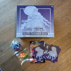 Chilling Reign Elite Trainer Box ETB Sword & Shield Pokemon TCG Open No Cards 820650808630 - Image 1