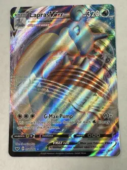 Lapras Vmax 050/202 Sword & Shield Full Art Ultra Rare Pokemon Card - Image 3