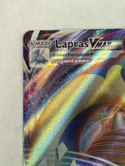 Lapras Vmax 050/202 Sword & Shield Full Art Ultra Rare Pokemon Card - Image 4