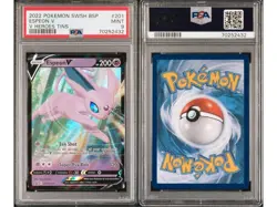 Espeon V SWSH201 SWSH: Sword & Shield Promo Cards Holo PSA 9 - Image 1