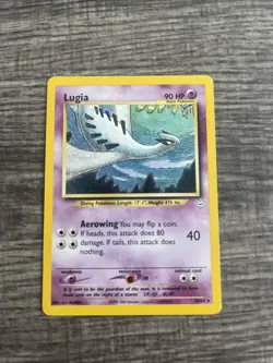 Pokemon TCG Lugia Neo Revelation Card 20/64 Unlimited Rare, LP+ Condition - Image 1