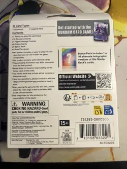 Gundam Card Game Starter Deck ST04 Seed Strike English Sealed - Image 2