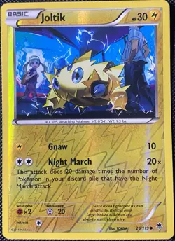 Joltik 26/119 XY - Phantom Forces Reverse Holo - Pokemon Card - Image 1