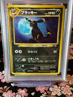 [PSA 6] Umbreon 197 Neo 2 Old Back Holo Rare Japanese Pokemon Card [EX-MT]MT - Image 2