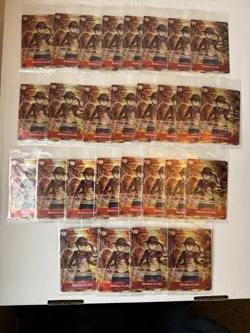 Set Of 28 Sealed Promo One Piece Card Treasure Booster Monkey.D.Luffy ST10-006 - Image 1