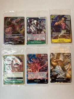 Set Of 28 Sealed Promo One Piece Card Treasure Booster Monkey.D.Luffy ST10-006 - Image 5