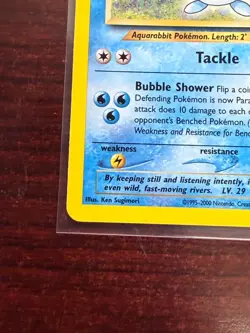Pokemon TCG Azumarill Neo Genesis Holo Card 2/111 - Image 2