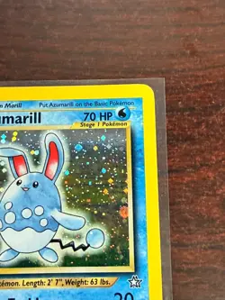 Pokemon TCG Azumarill Neo Genesis Holo Card 2/111 - Image 4