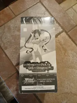 Weiss Schwarz Is It Wrong Trial Starter Deck Display Sealed (Some Box Damage) - Image 2