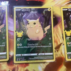 2021 Pokemon Celebrations Pikachu Full Art #05/025 3 Card Lot Ships In Box M2NM - Image 3